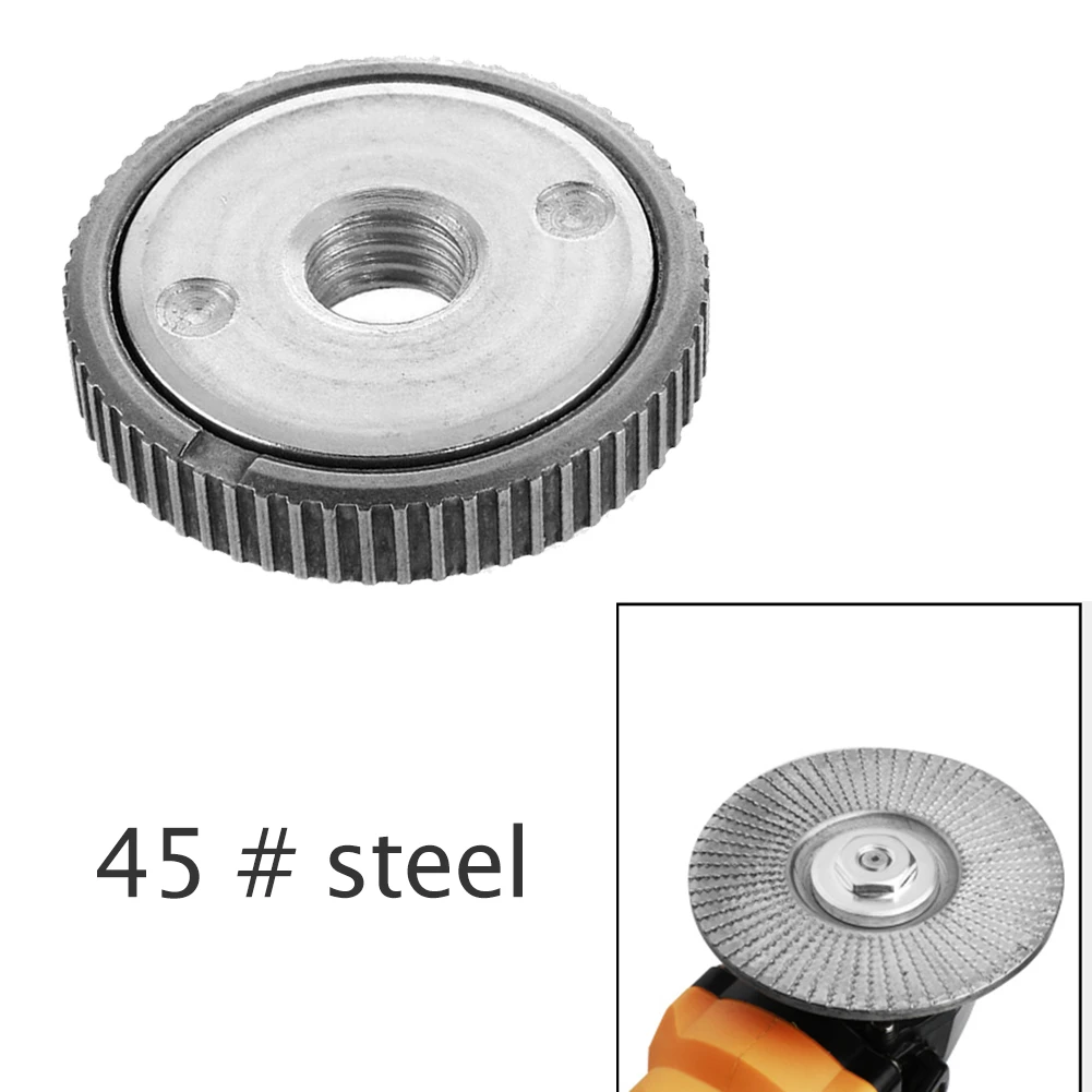 

M14 Thread 115mm/125mm Angle Grinder Inner Outer Flange Nut Set Tools Power Replacement For Bosch Metabo Makita