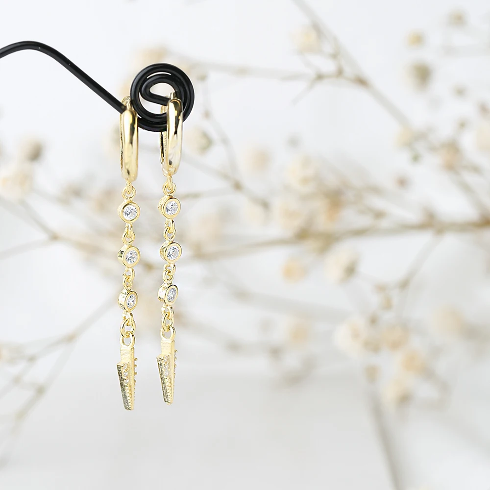 

SPENTA Wholesale And Dangle Earrings 925 Silver Design Earrings Bridal Earring For Women