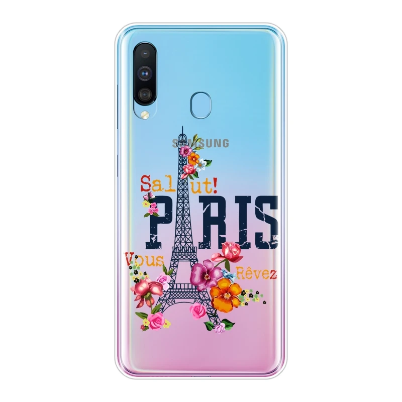 Силиконовый чехол с изображением Эйфелевой башни Парижа для Samsung Galaxy M40 M30 M20 M10