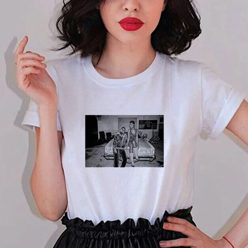 Новые свободные повседневные Веселые женские летние топы Ulzzang с коротким рукавом