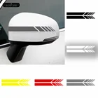 2 шт., наклейки на зеркало заднего вида для Volvo Rdesign T6 AWD S40 S60 S90 XC40 XC 60 XC90 V40 V50 V60 V70 V90