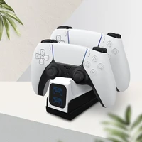 dual fast charger for ps5 wireless controller usb 3 1 type c fast charging cradle dock station for sony playstation5 gamepad