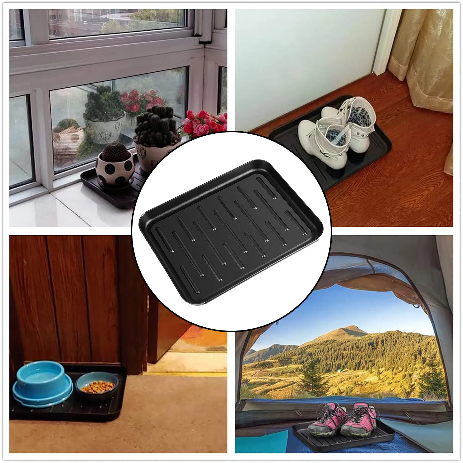 Multi-Purpose Garden Outdoor Boot Mat Tray And for Floor Protectio Plastic shoe plate home Gardening Supplies #Y5 | Дом и сад