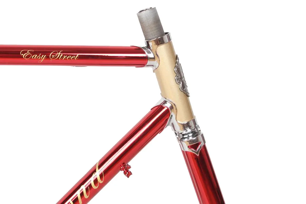 4130 стальная хромированная молибденовая рама для шоссейного велосипеда DIY fixie 700 C