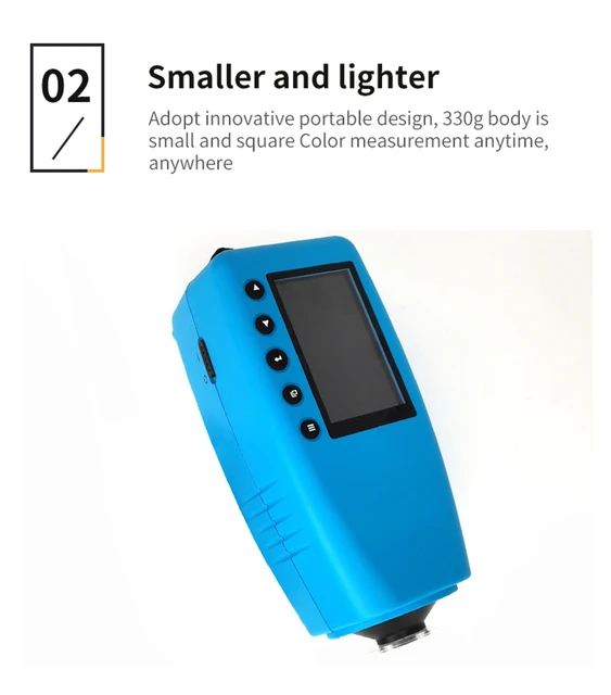 Portable 45/0 Colorimeter, Measuring Color Difference of Paint