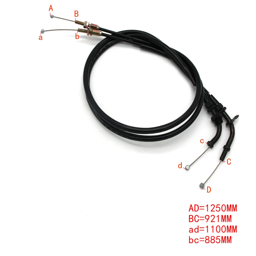 

New Motorcycle Throttle Oil Cables Line Accelerator Cable Fits For Suzuki GS500 GS500F 2001-2009 58300-01DA0-000 58300-01DB0-000