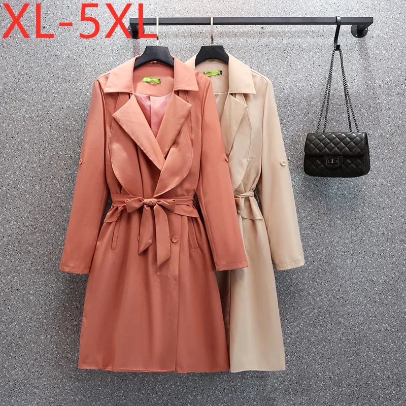 

Женская однотонная куртка с длинным рукавом, размеры до 5XL