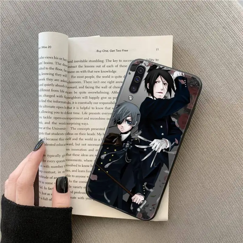 

Black Butler japanese Anime manga Phone Case For Samsung galaxy A S note 10 7 8 9 20 30 31 40 50 51 70 71 21 s ultra plus