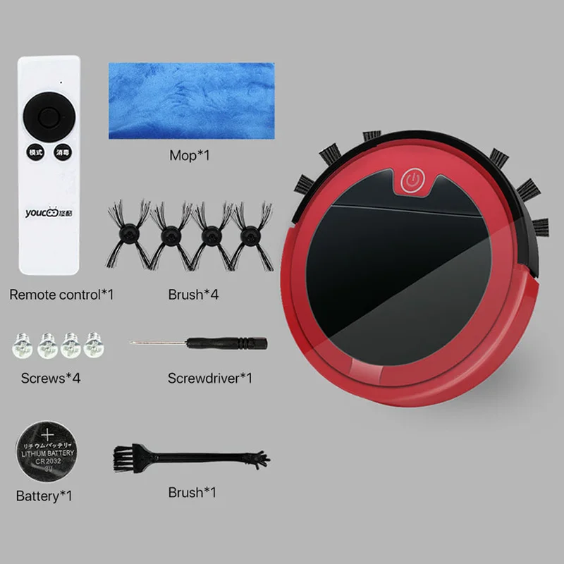 

2800Pa Smart Vacuum Cleaner 3-in-1 Multifunctional Robot Vacuum Cleaner Electric Sweeper Household Wireless Vacuum Cleaner