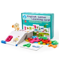 26 english alphabet spelling practice early childhood early education cognitive card toy spell word game children gifts