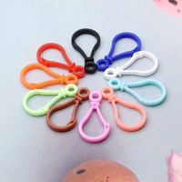 18354mm multicolor plastic bulb shape lobster trigger clasps for jewelry making bag purse key ring hook keychain finding