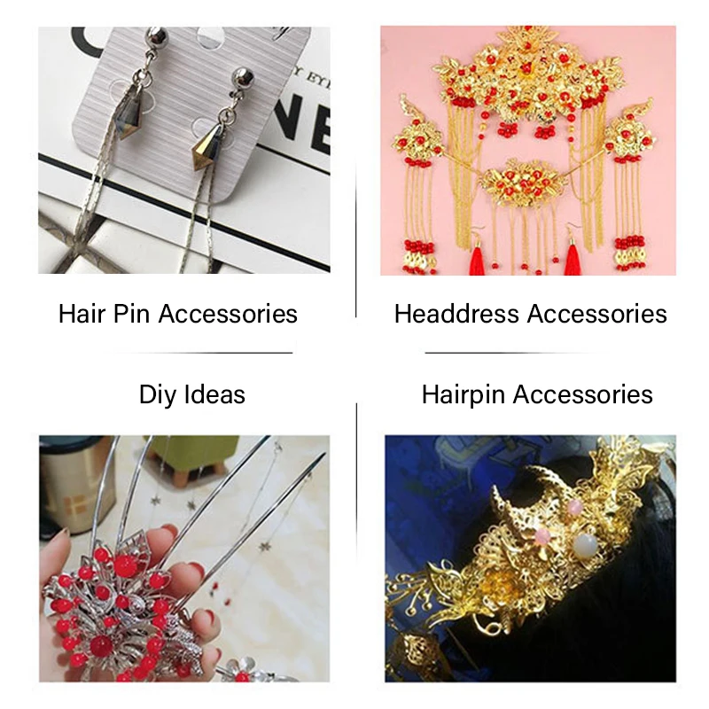 

200pcs Silver Gold Rhodium Headpins 16 20 24 30 35 40 45 50 mm Flat Head Pins Needle For DIY Earring Jewelry Making Findings