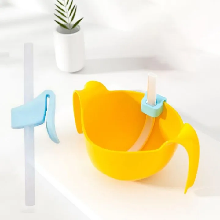 

Kitchen Drinking Straw Snap Water Bottle Accessories Baby Reusable Soup Water Drinking Straw Snap Buckle Feeding Tableware