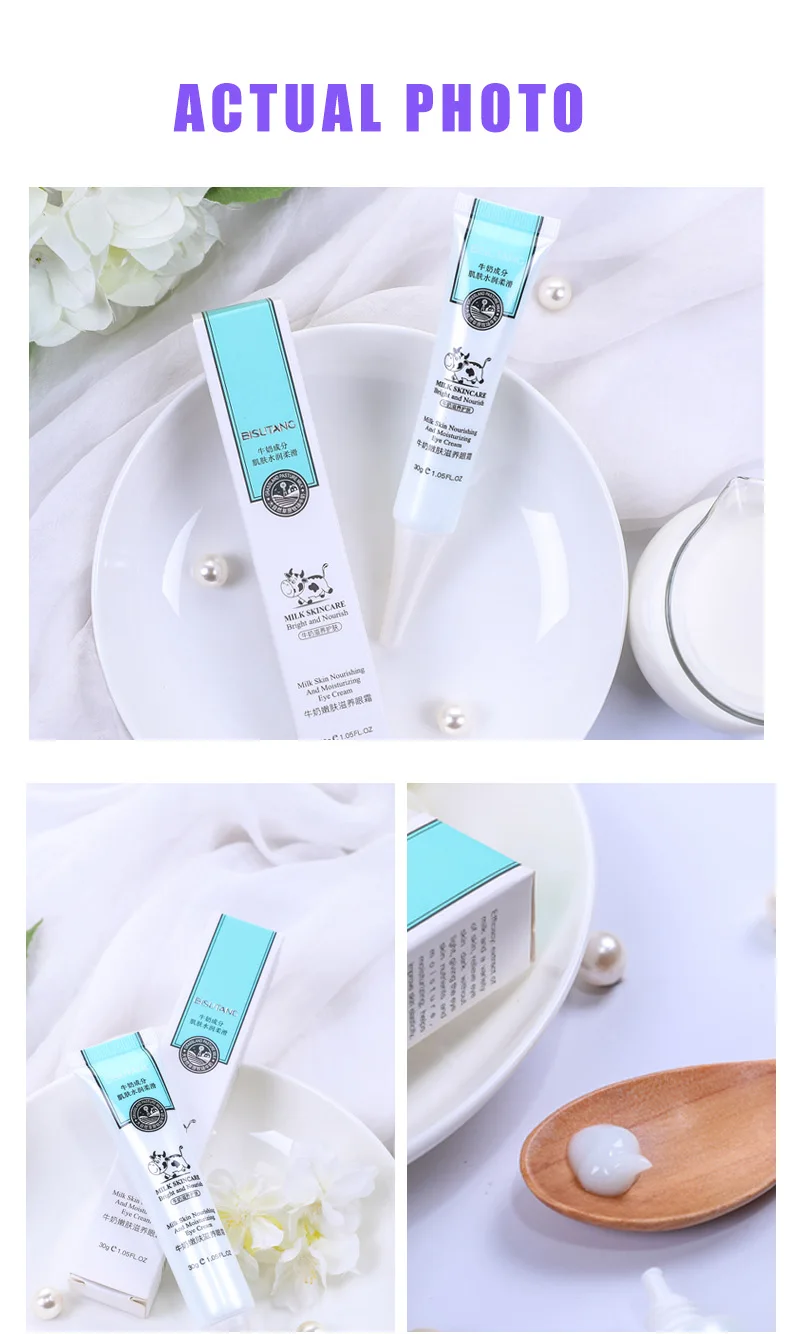 

Bisutang Eye Cream Removing Dark Circles Moisturizing and Brightening Skin Care