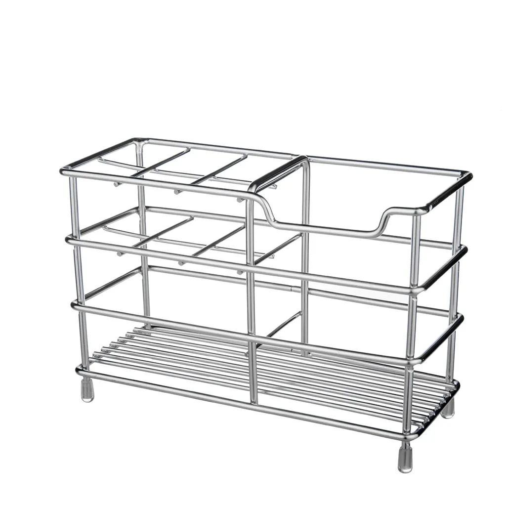 

Bathroom Accessories Stainless Steel Bathroom Toothbrush Holder Toothpaste Holder Stand Vertical Convenient Bathroom Accessories