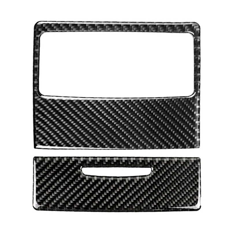 

Car Styling Carbon Fiber 3D Sticker Of Car Interior Back Air Vent Frame Cover for -BMW 3 Series E90 E92 E93 2005-2012