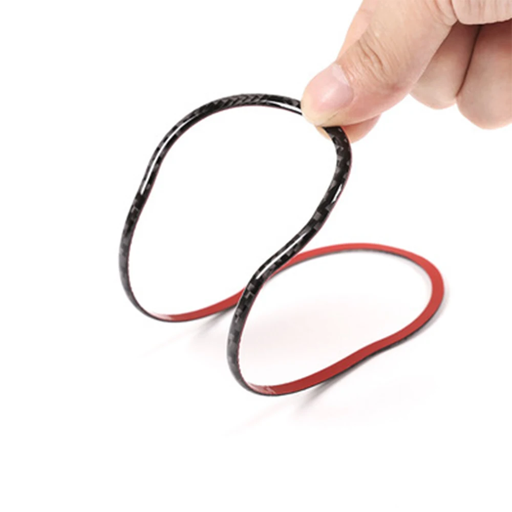 

For Mercedes Benz GLA CLA A Class W176 A180 X156 C117 Carbon Fiber Car Air Conditioning Switch Frame Cover Trim Decorative Ring
