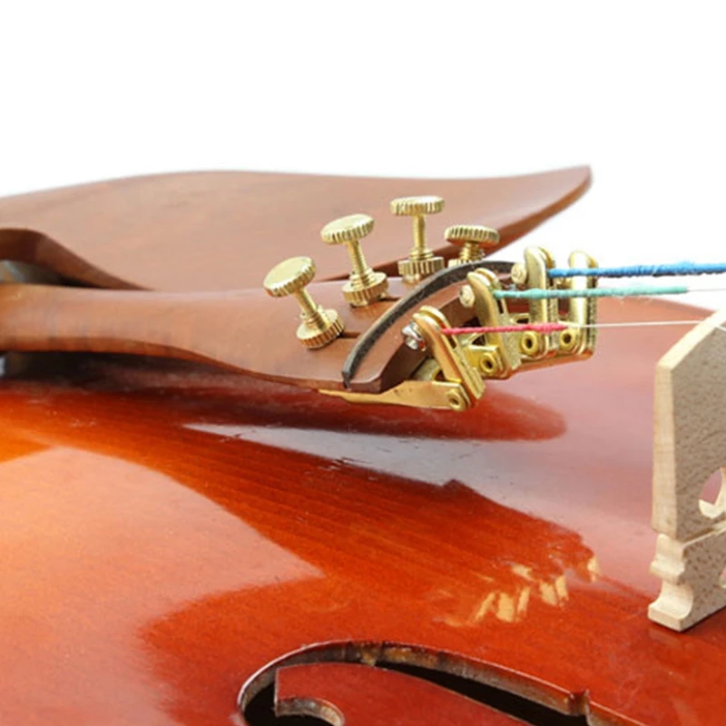 

4 Pcs Violin Fine Tuner Adjuster Iron for 3/4 4/4 Size Violin Accessories