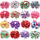 Галстук ручной работы, 100 шт., бабочки для домашних собак ярких аксессуаров для собак, милые галстуки бабочки для домашних собак, изделия для ухода за собакой, зоомагазин, товары для собак