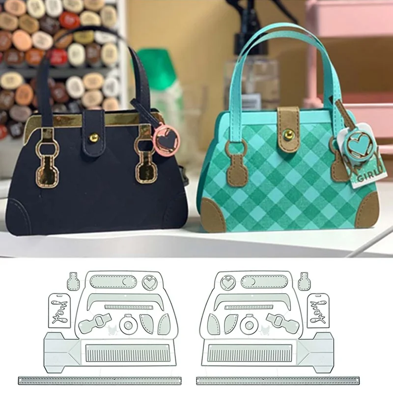 Большой кошелек металлические трафареты для вырезания сделай сам