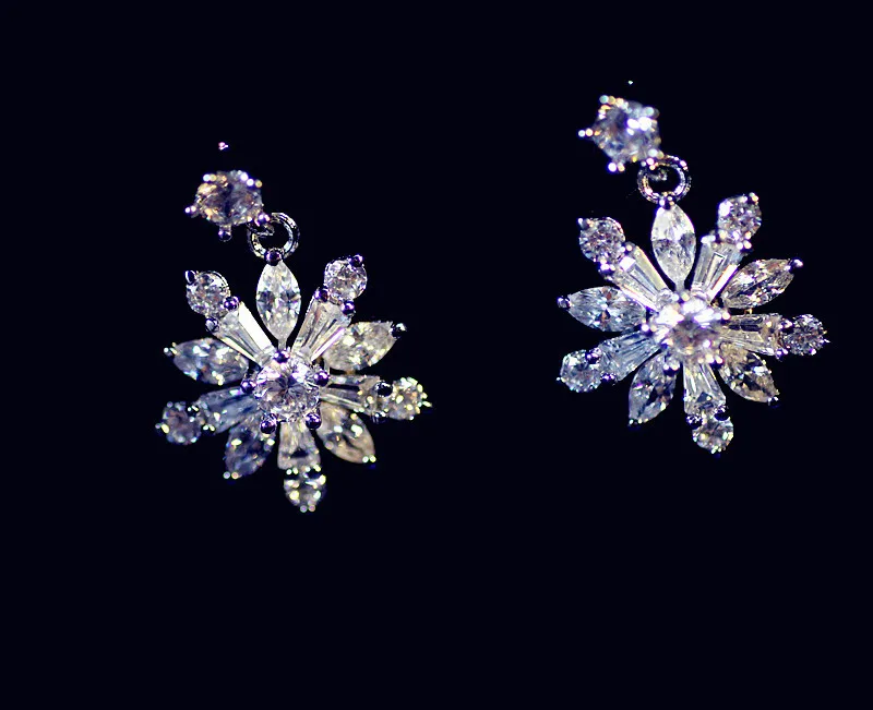 Новинка 2022 серьги из серебра 925 пробы с кристаллами от Swarovski оптовая продажа