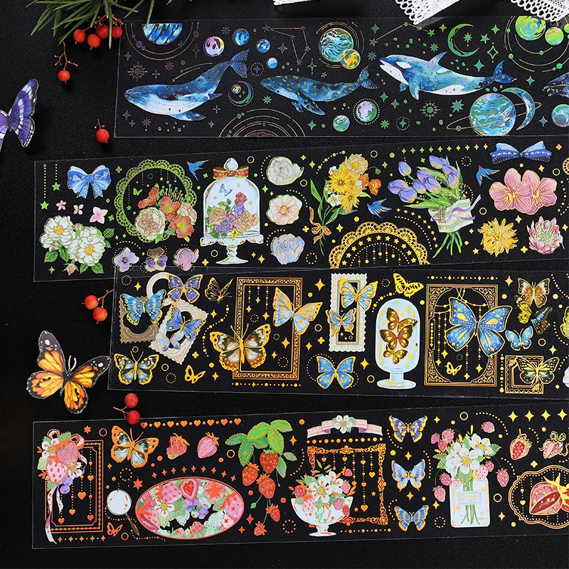 

PET Washi tape Decorative Masking Tape Cute Scrapbooking Adhesive Tape School Stationery Supplies