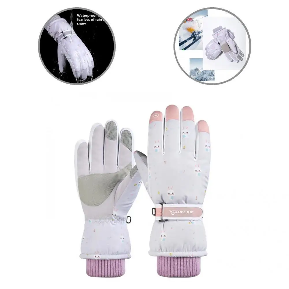 

Cold Proof Wear Resistant Adjustable Wrist Belt Ski Gloves Skiing Supplies