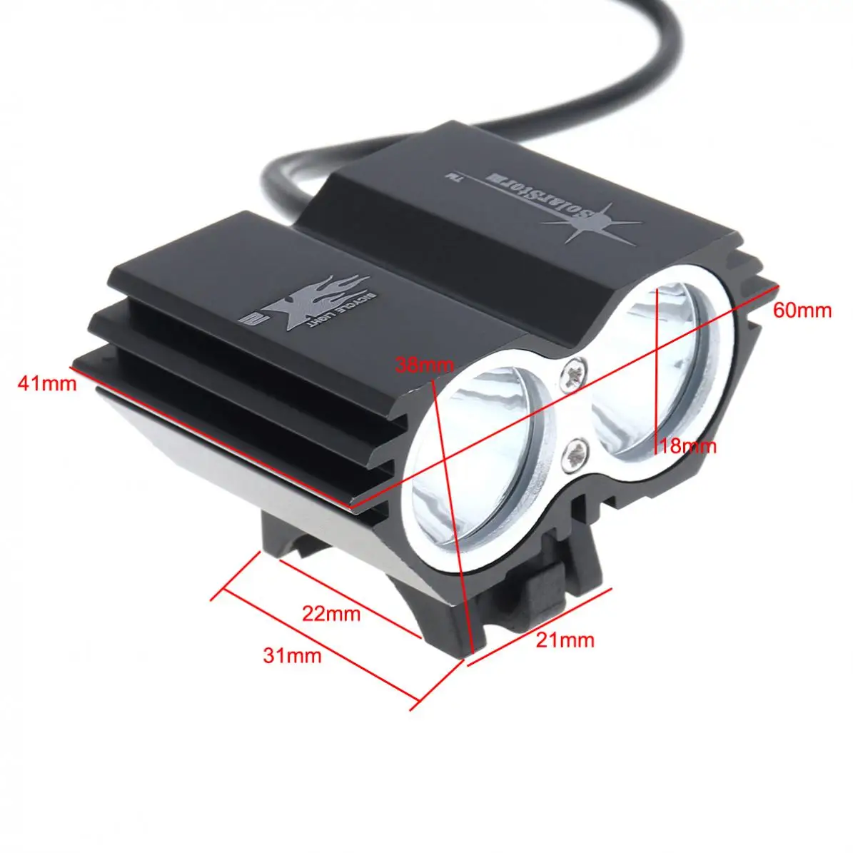Водонепроницаемая велосипедная светодиодная фара SolarStorm X2 XM-L T6 5000 лм | Спорт и
