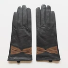 Женские зимние перчатки GOURS, черные перчатки из натуральной козьей кожи, со скидкой, KCL, 2019