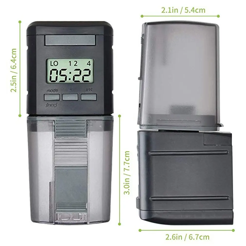 

Fish Feeder Unit Automatic Feeding Unit 20032005 Fish Automatic Feeder Af2009d Electronic 3 kinds of battery