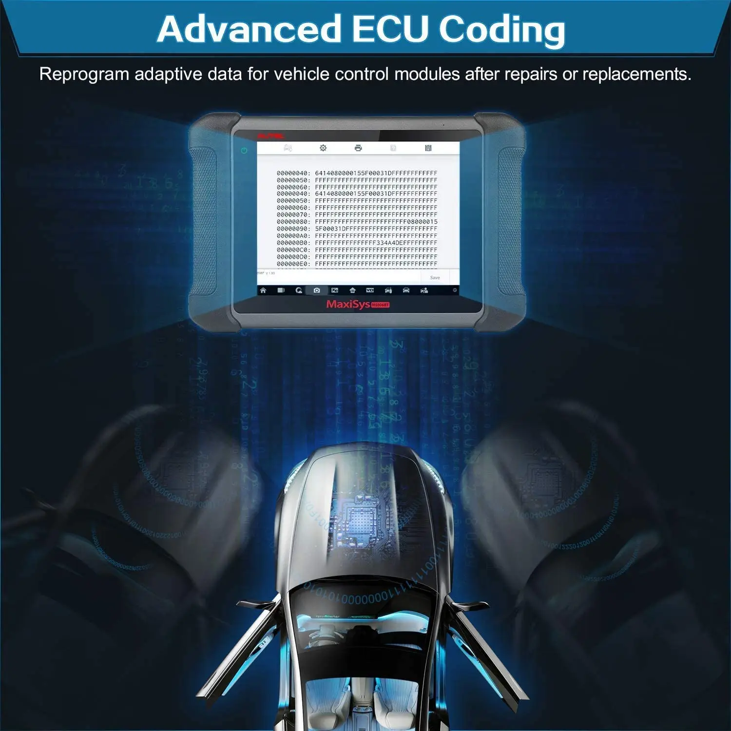 Автомобильный диагностический сканер Autel Maxisys MS906BT инструмент для автомобиля