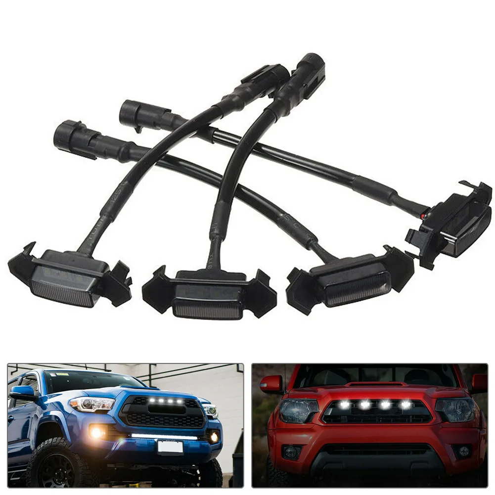 

12-24V DC Grille LED Lights 2016-2021 4x Raptor Style TRD Pro Waterproof
