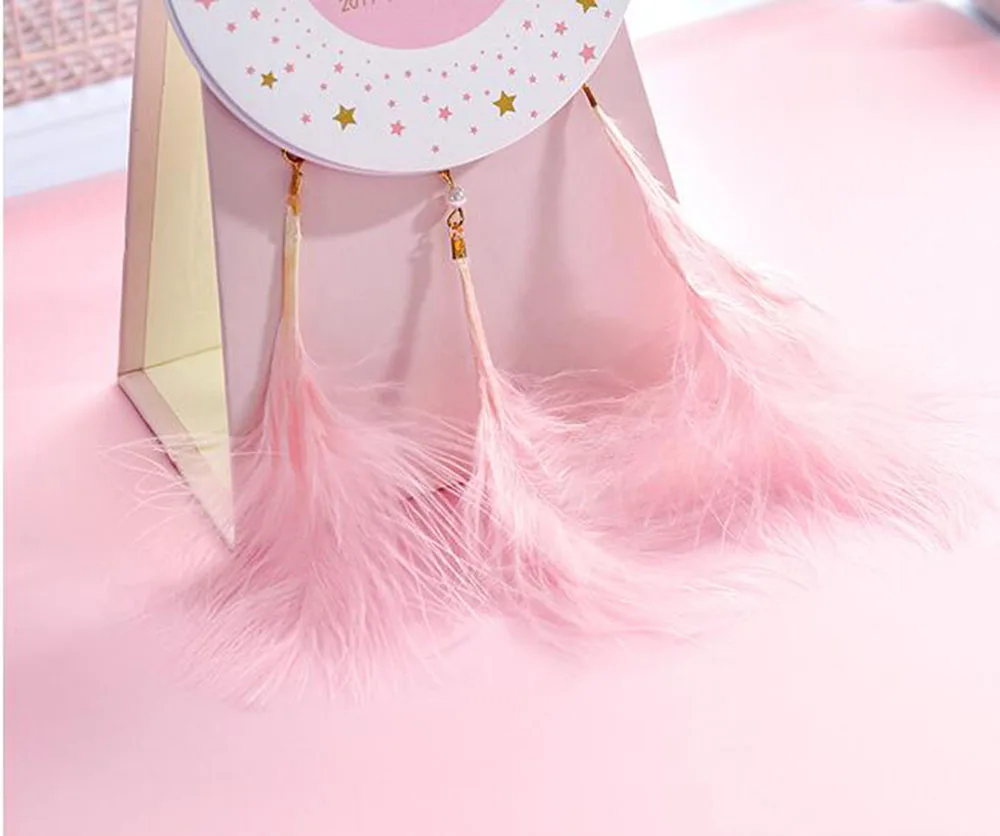 Креативный Настольный календарь с перьями милый планировщик записей ежедневный