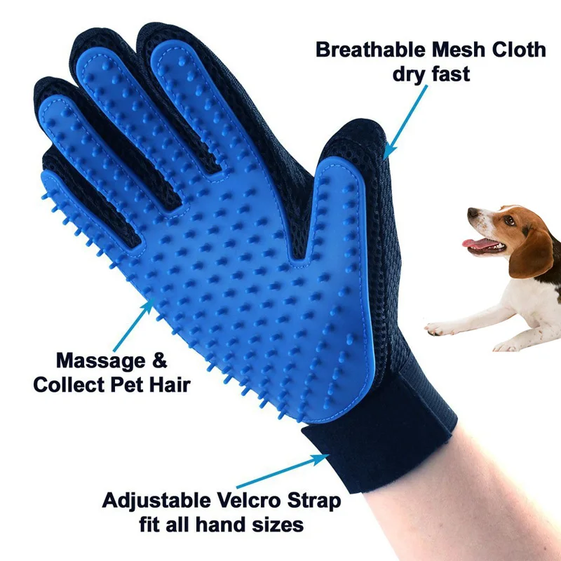 Перчатка для ухода за кошкой 1 шт. перчатки удаления кошачьих волос расческа