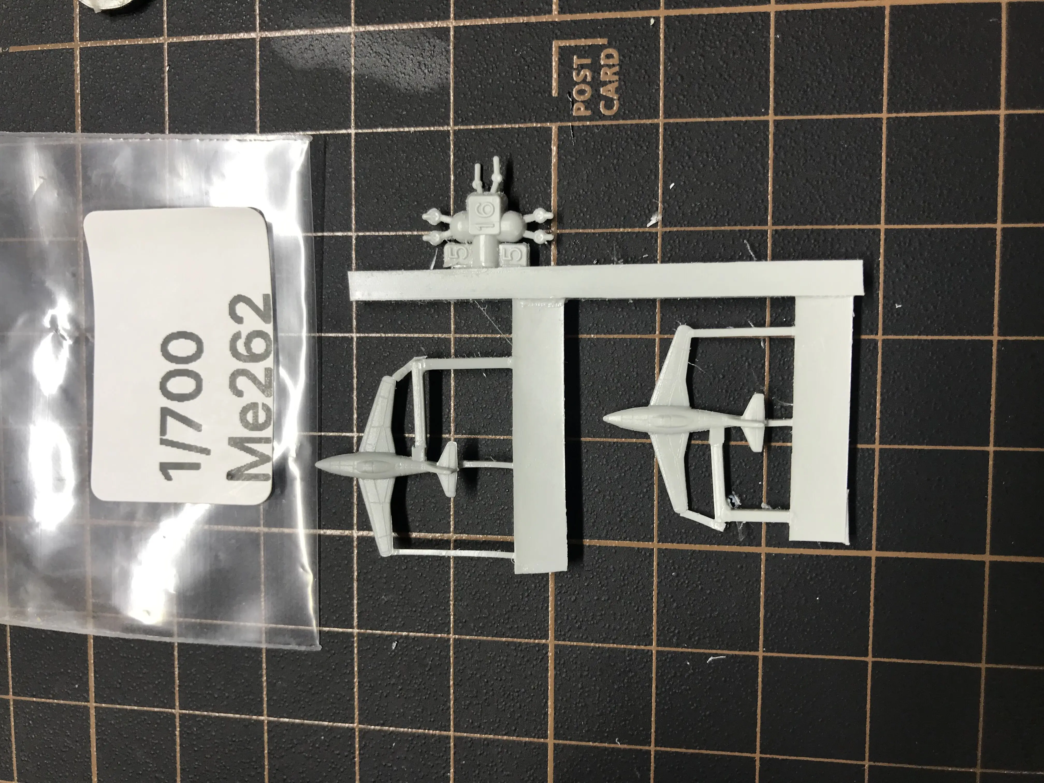 

military model accessory 1/700 Model of German navy carrier-borne aircraft ME262T FW190T FW190DT Do335T 2pcs/set