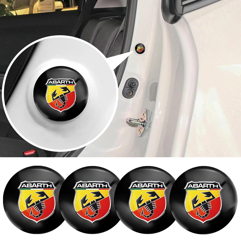 4 шт. силиконовые амортизирующие наклейки на дверь Fiat Abarth 2010-2021 | Автомобили и