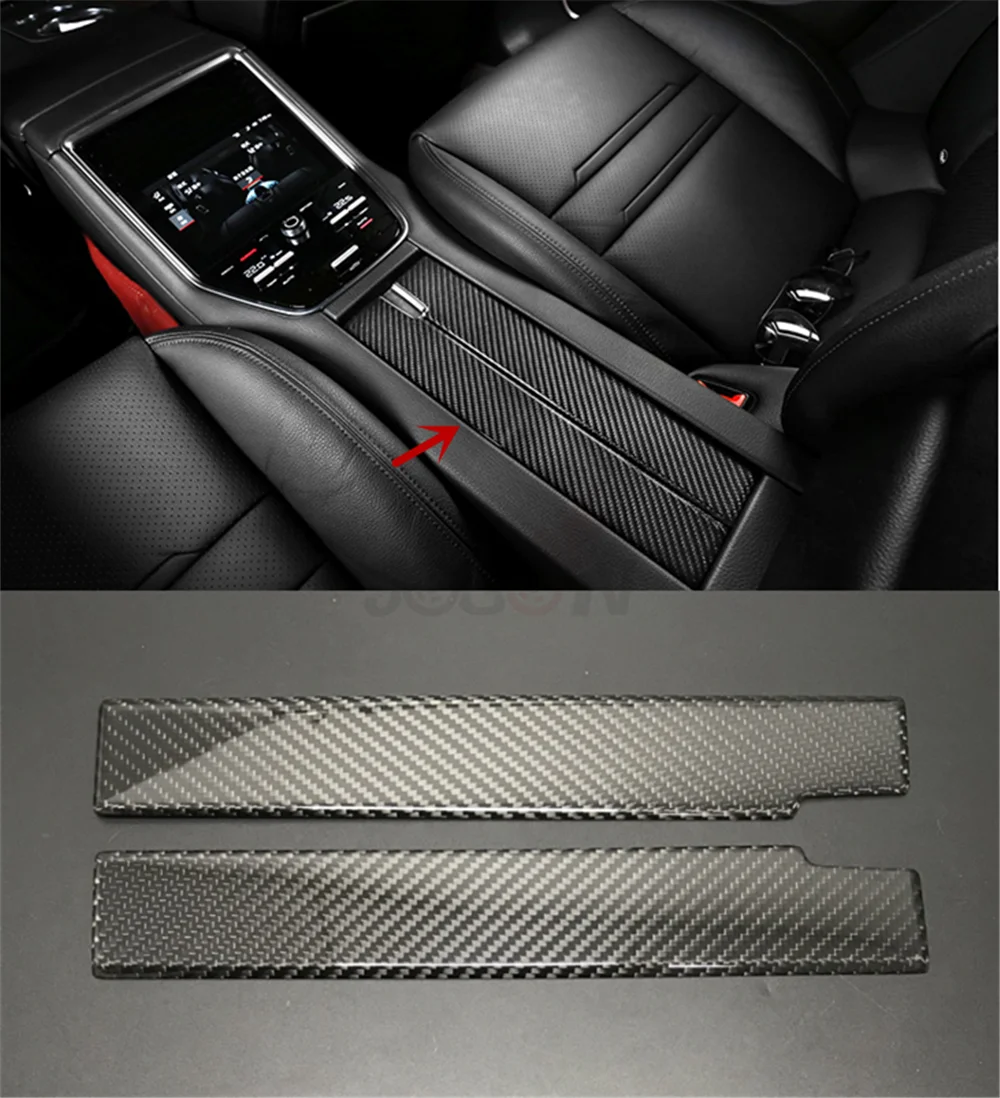 Стайлинг автомобиля из углеродного волокна задняя коробка для хранения панели