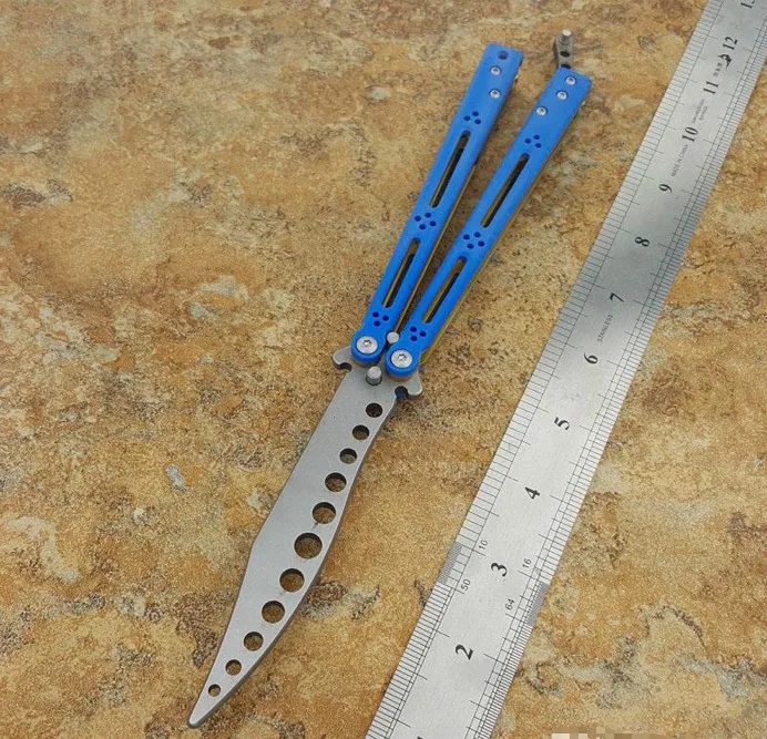 Butterfly Trainer Knife Basilisk HOM D2 Blade G10 Handle Bushing System Jilt Not Sharp Hunting Folding Pocket | Инструменты