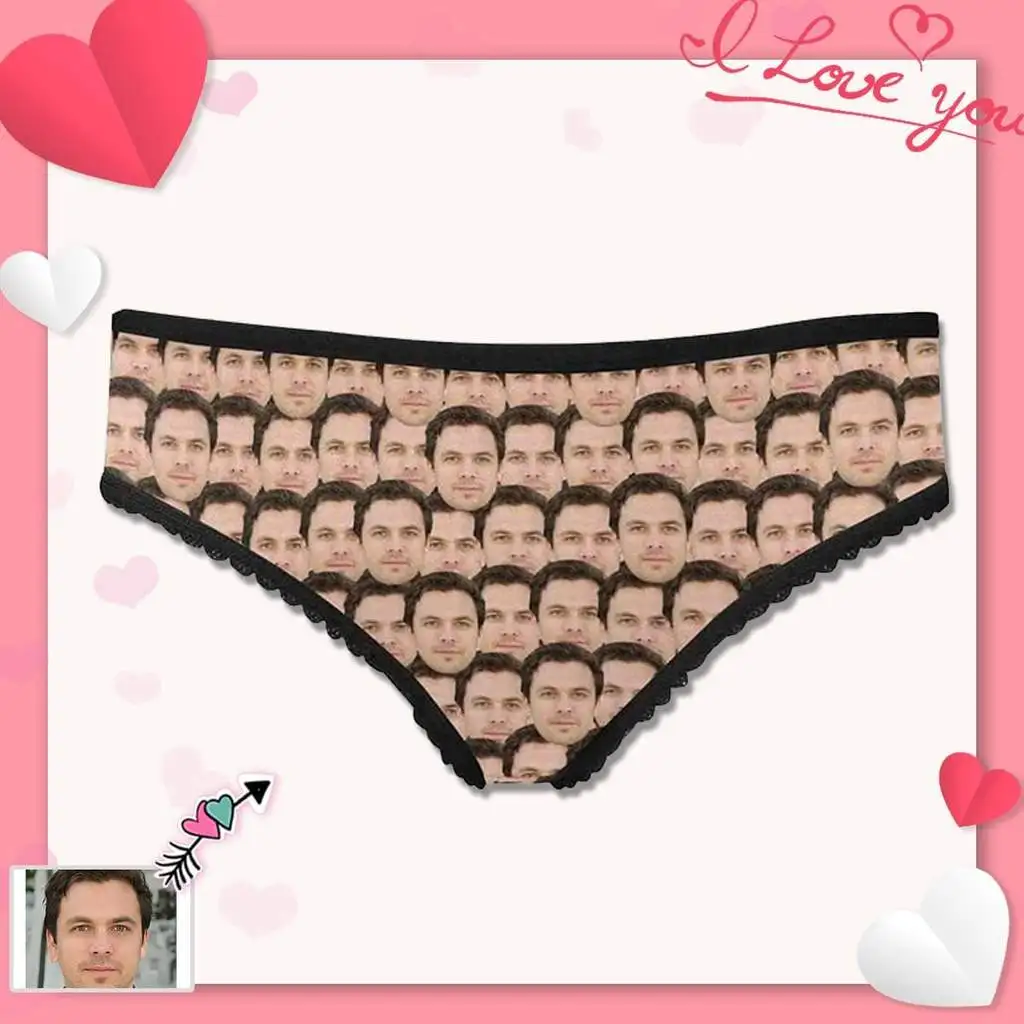 Женские бесшовные трусики с высоким вырезом принтом | Женская одежда