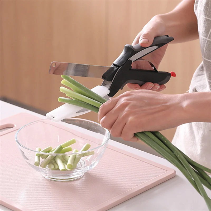 Ножницы для резки пищи кухонные ножницы продуктов слайсер умный резак нож из