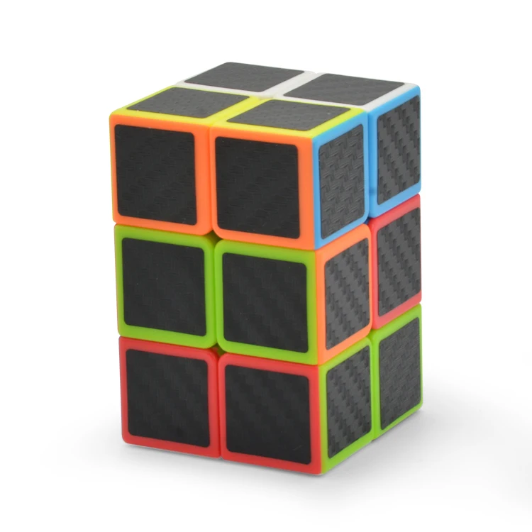 Lefun 2x2x3 2x3x3 волшебный кубик с черной картонной наклейкой из волокна 223 куб