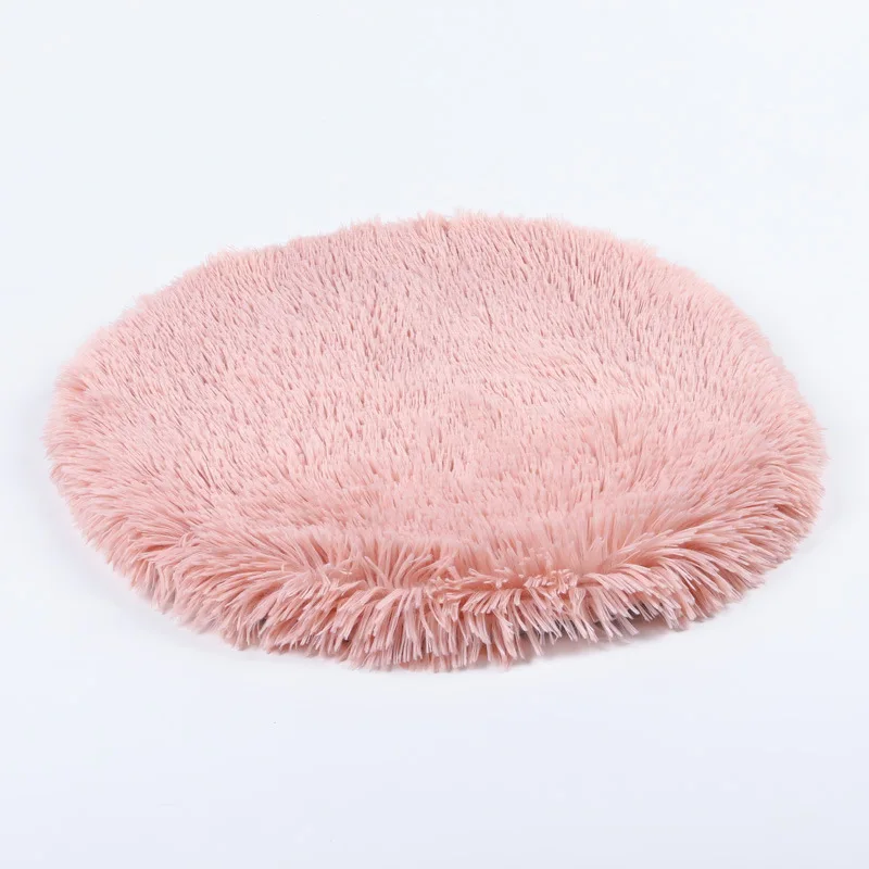 

Dog cat mat long plush pet mat double pet blanket in the large dog dog blanket round cat mat