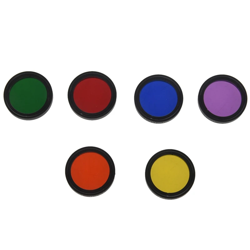 

1.25inch Color Astro Filters Set (6 Pieces) for Astronomical Telescopes Ocular Lens Planets Nebula Filter SkyGlow