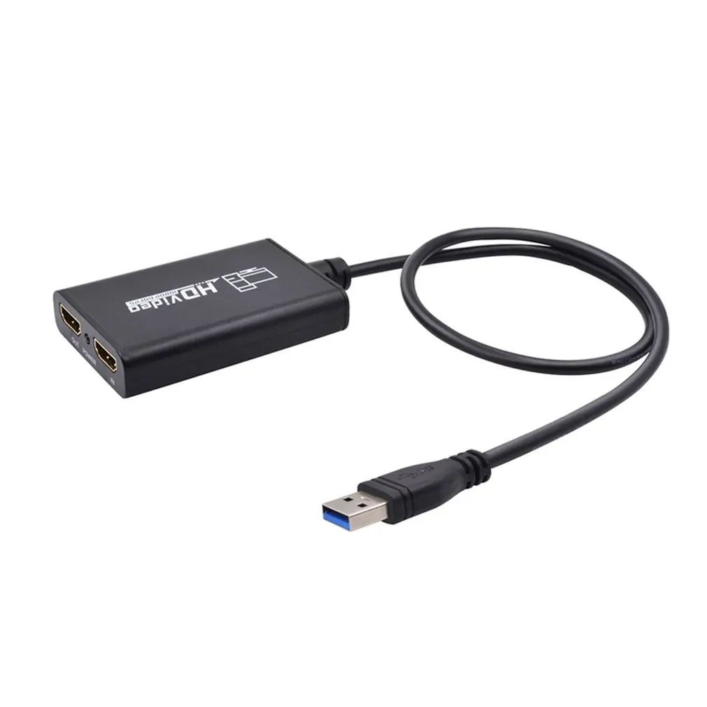 

Коробка захвата видео для профессиональных игр USB 3,0 штекер-HDMI-совместимая с женской вилкой прямой трансляции