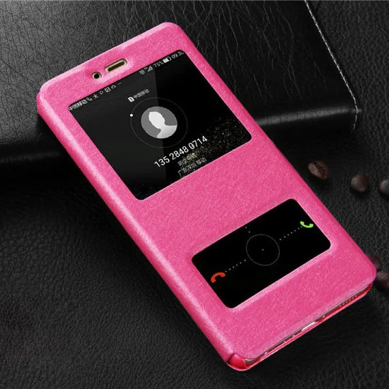 Чехол для samsung Galaxy S8 5 8 дюймов быстрое окошко просмотра ответа откидная крышка