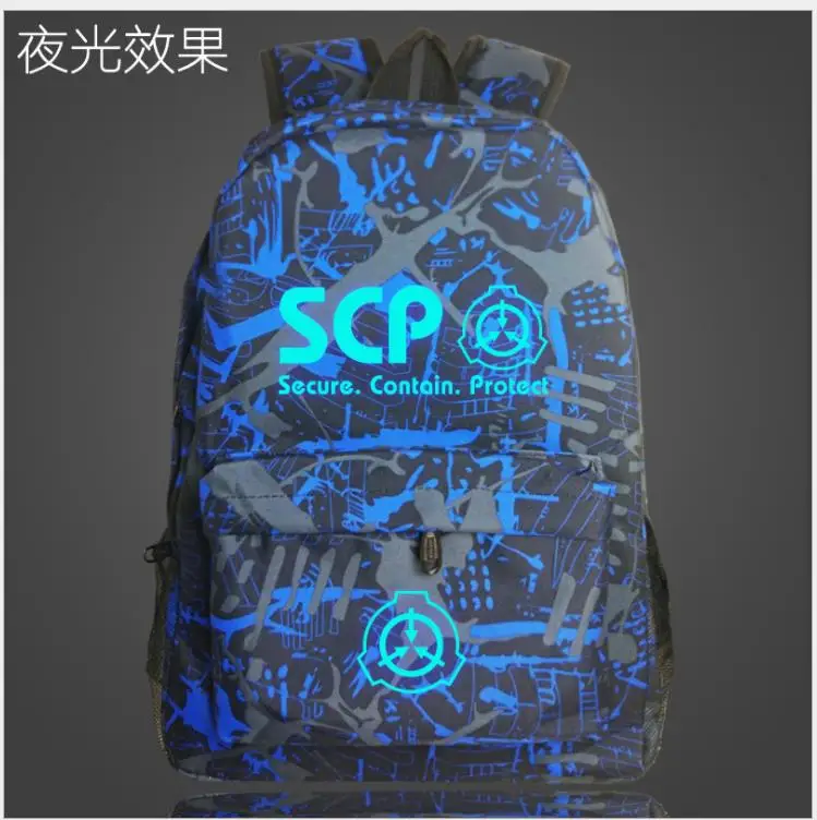 Новые блестящие рюкзаки SCP специальная схема сдерживания основы рюкзак для