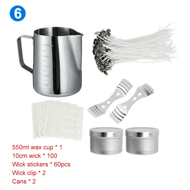 Набор для изготовления свечей сделай сам легкий в использовании цветных