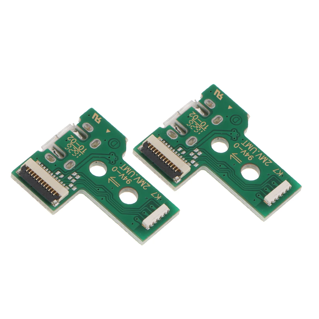 2 шт. 12Pin разъем usb порт для зарядки плата SONY PS4 беспроводной Dualshock 4 контроллер (JDS