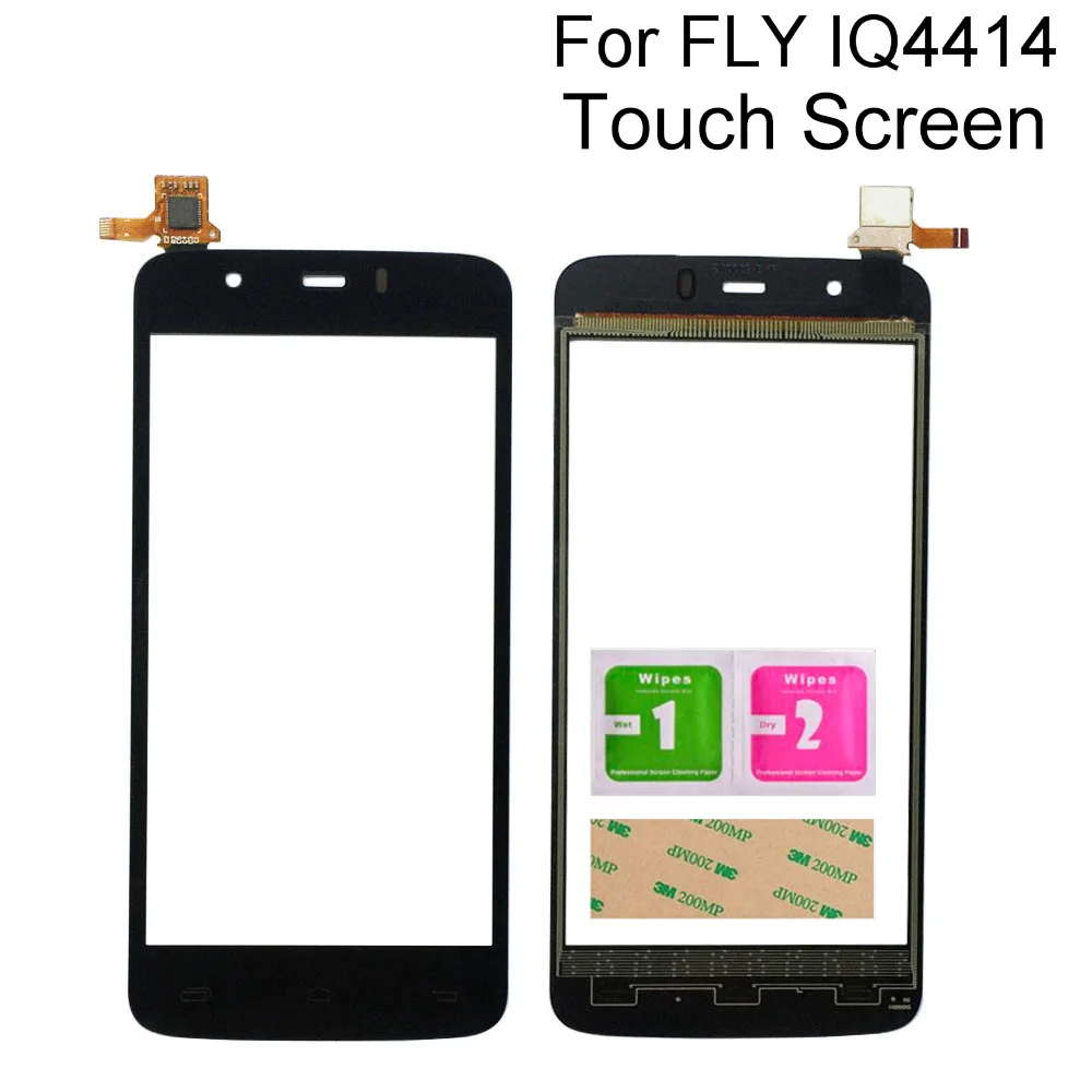 Сенсорный экран дигитайзер Переднее стекло Замена для FLY IQ4414 IQ 4414 - Цена: 307.69