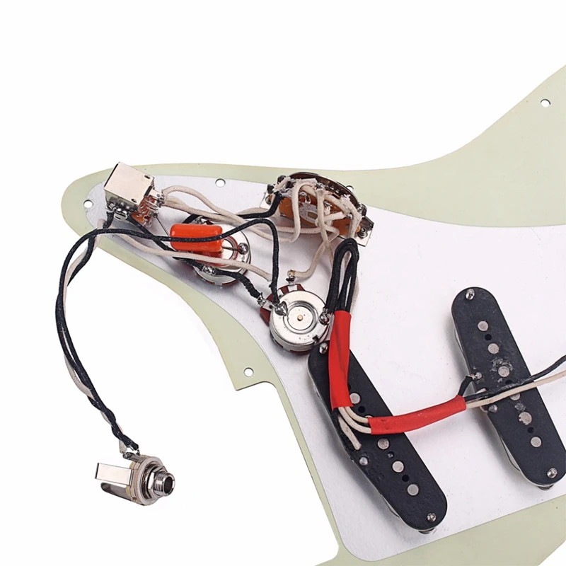 Prewired-Loaded Sss Pickguard Alnico V ЗВУКОСНИМАТЕЛИ ДЛЯ струйной гитары | Спорт и развлечения